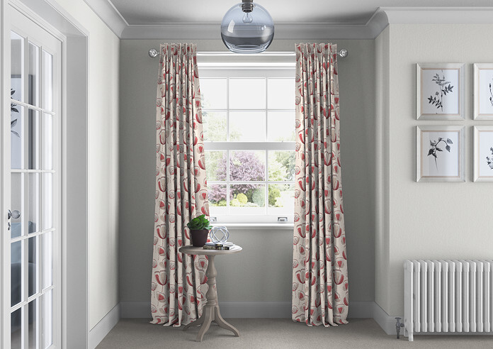 Helix, Red - Made to Measure Curtains - Image 5